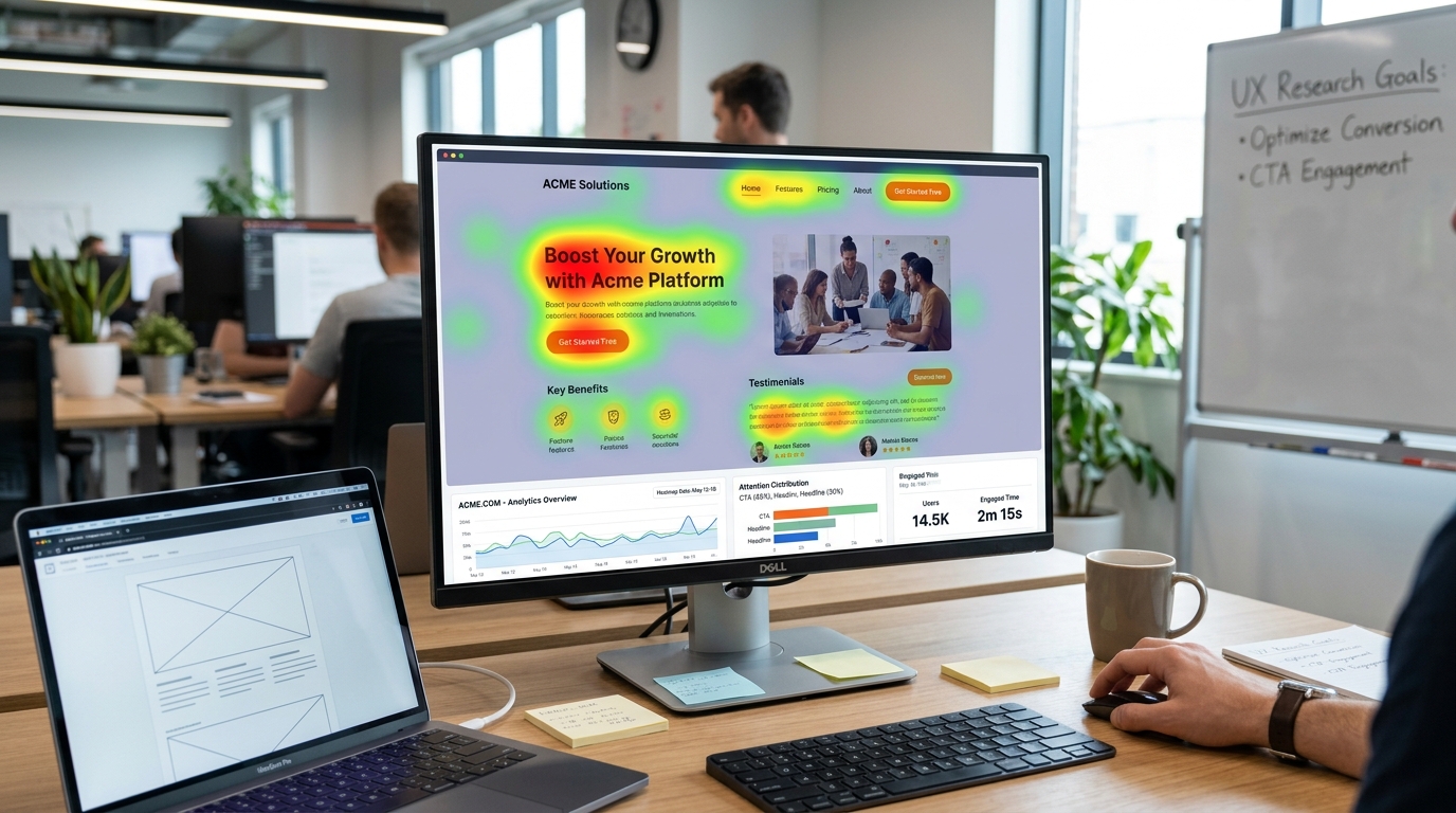 Визуализация тепловой карты на мониторе (Nano Banana 2 через arckep.ru)